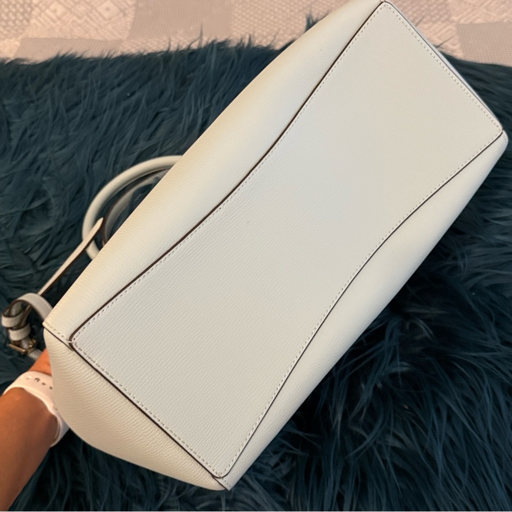 Kate Spade Kristi satchel in dewy blue Saffiano leather - Picture 7 of 7